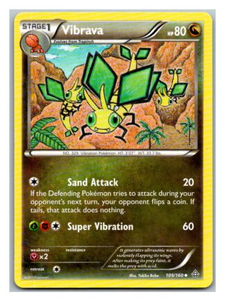 Vibrava 109/160 Primal Clash (Uncommon) (Exc Condition)