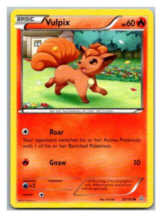Vulpix 20/160 Primal Clash (Common) (Exc Condition)