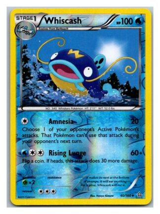 Whiscash 40/160 Primal Clash (Reverse Holo) (Exc Condition)