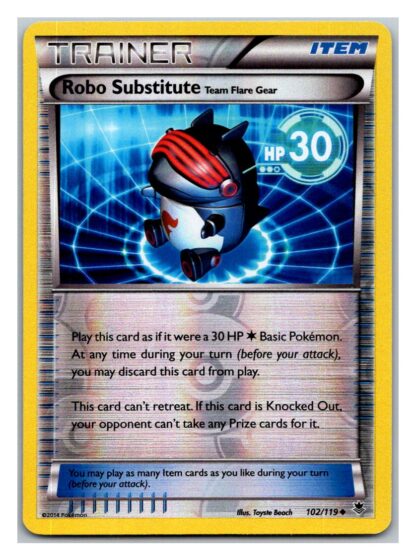 Robo Substitute 102/119 Phantom Forces (Reverse Holo) (Exc Condition)