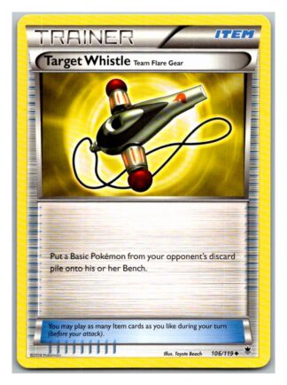 Target Whistle 106/119 Phantom Forces (Uncommon) (Exc Condition)