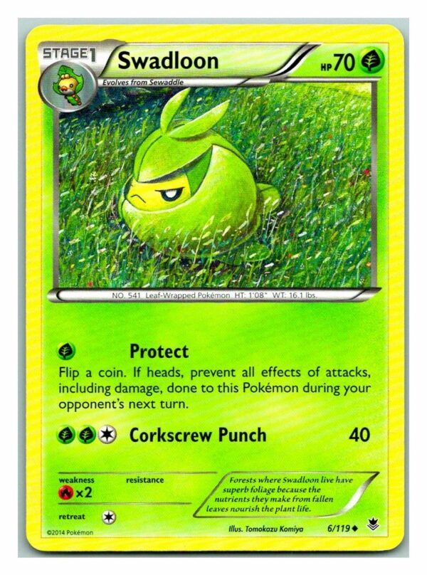 Swadloon 6/119 Phantom Forces (Uncommon) (Exc Condition)