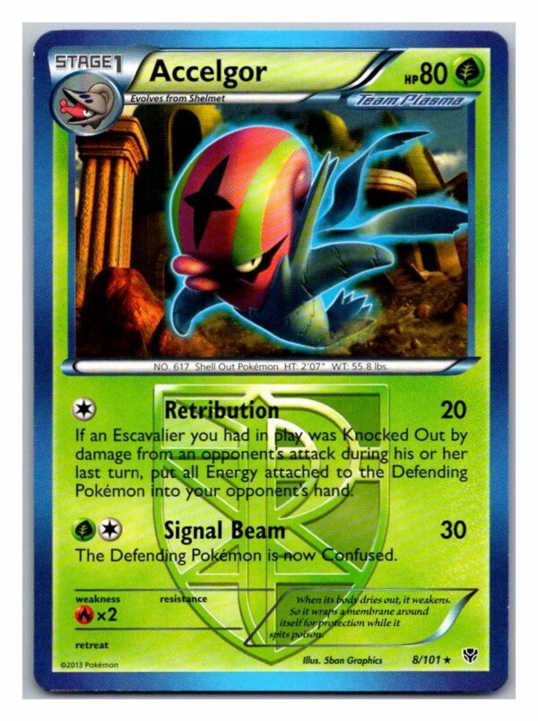Accelgor 8/101 Plasma Blast (Exc Condition) (Rare)
