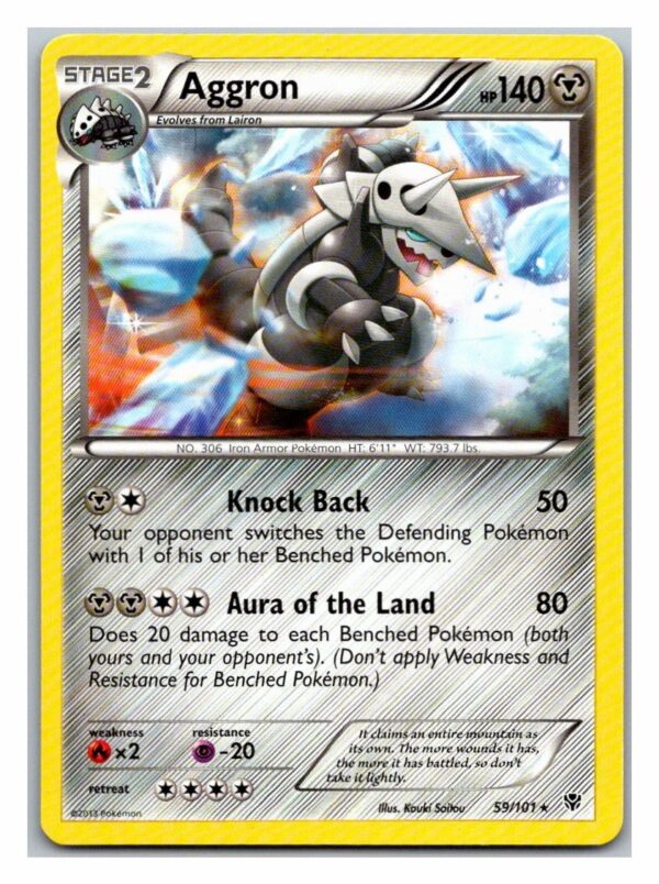 Aggron 59/101 Plasma Blast (Exc Condition) (Rare)