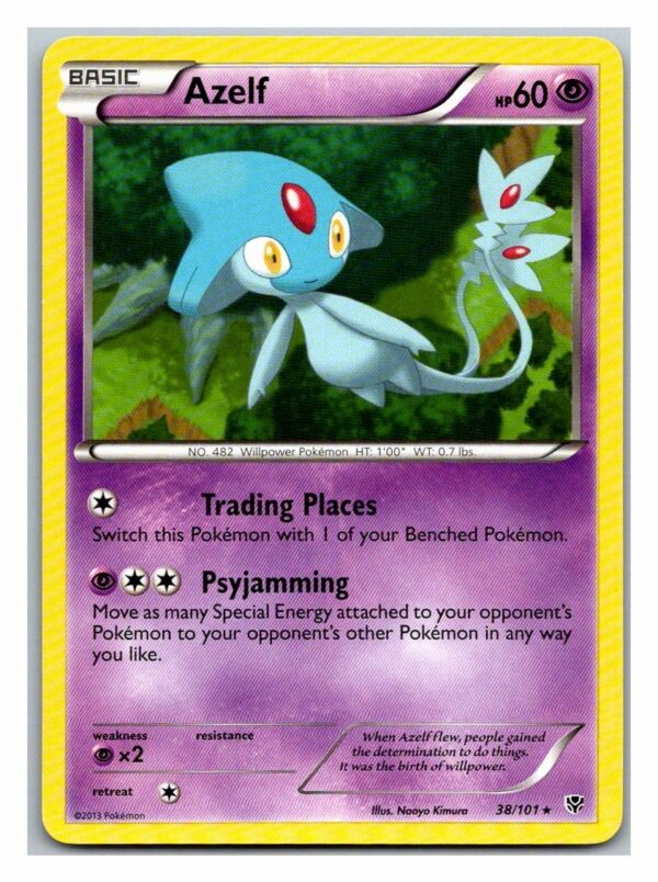 Azelf 38/101 Plasma Blast (Exc Condition) (Rare)
