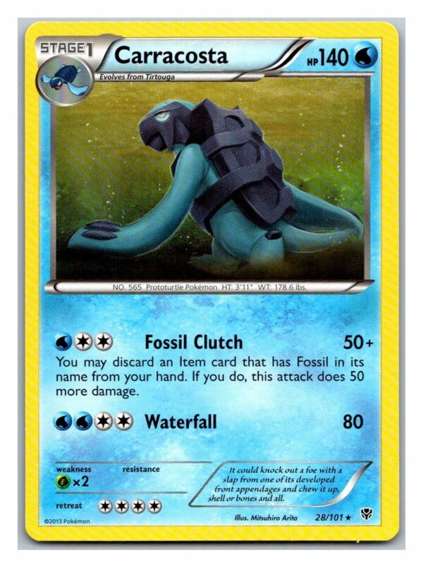 Carracosta 28/101 Plasma Blast (Exc Condition) (Rare)