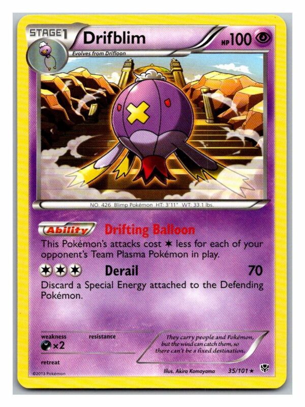 Drifblim 35/101 Plasma Blast (Exc Condition) (Rare)