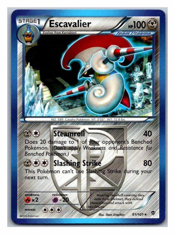 Escavalier 61/101 Plasma Blast (Exc Condition) (Rare)