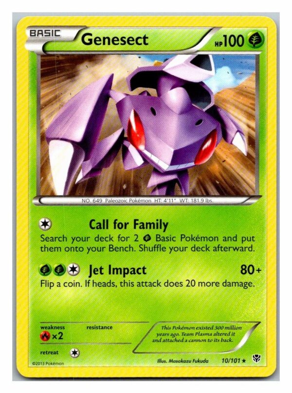 Genesect 10/101 Plasma Blast (Exc Condition) (Rare)