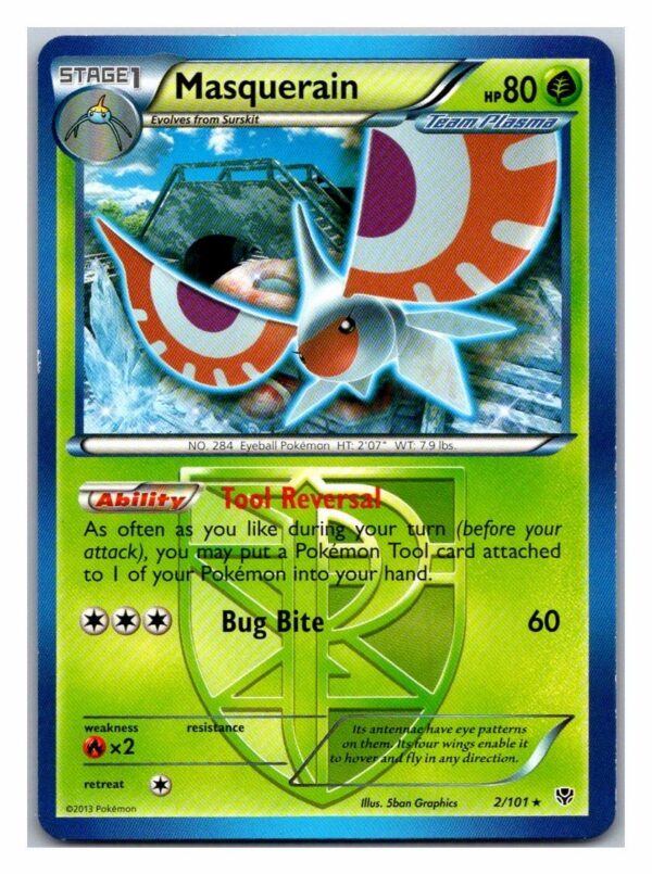 Masquerain 2/101 Plasma Blast (Exc Condition) (Rare)
