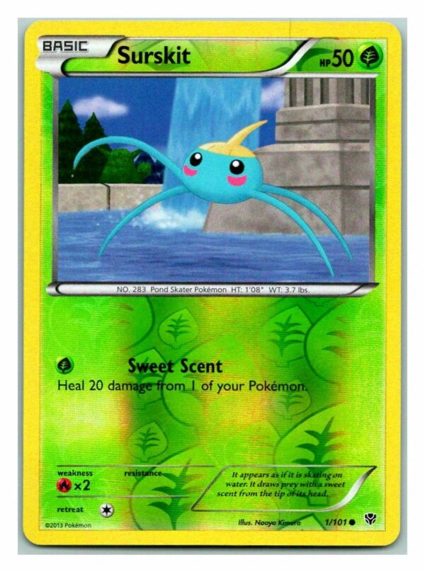 Surskit 1/101 Plasma Blast (Exc Condition) (Reverse Holo)