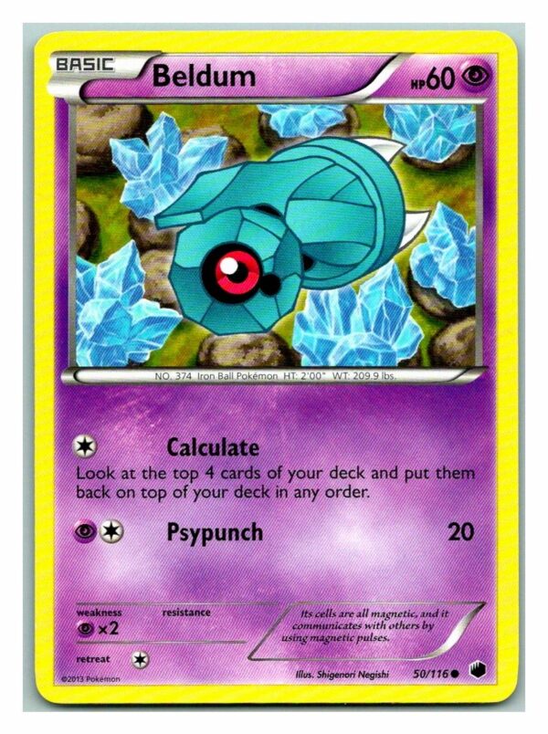 Beldum 50/116 Plasma Freeze (Common) (Exc Condition)