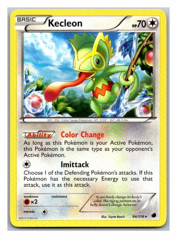 Kecleon 94/116 Plasma Freeze (Rare) (Exc Condition)