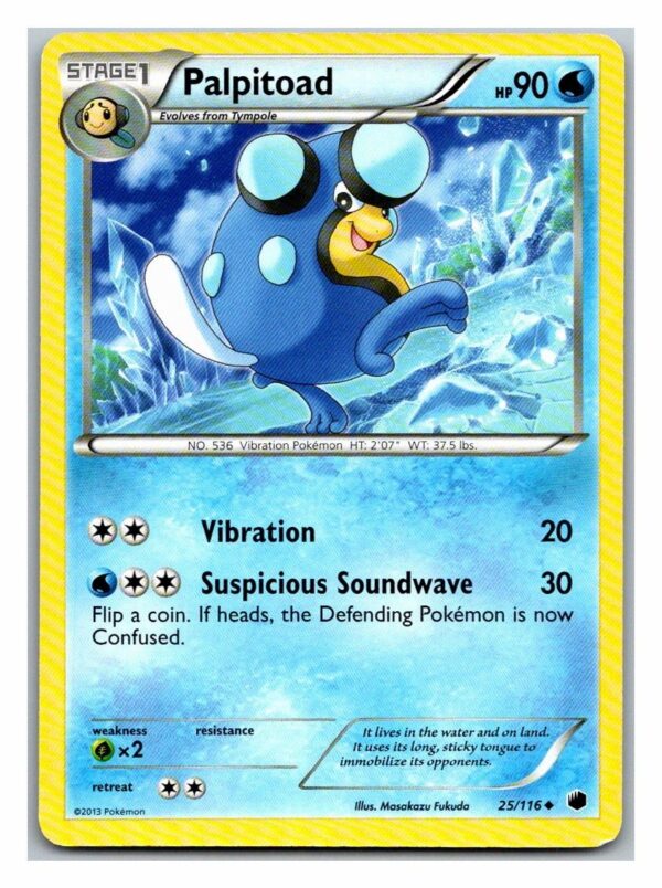 Palpitoad 25/116 Plasma Freeze (Uncommon) (Exc Condition)