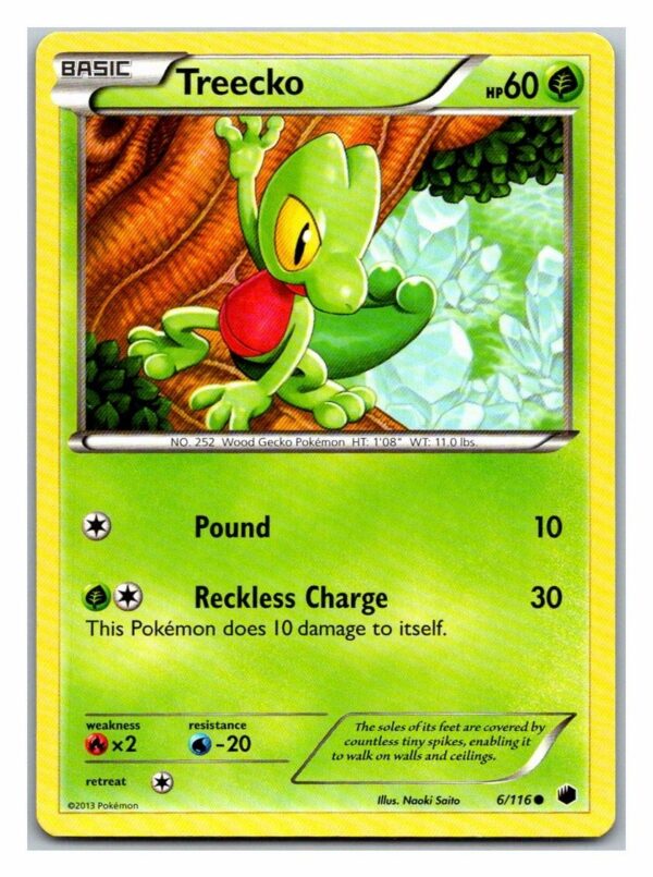 Treeko 6/116 Plasma Freeze (Common) (Exc Condition)