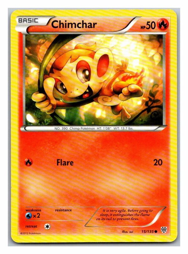 Chimchar 15/135 Plasma Storm (Common) (Exc Condition)
