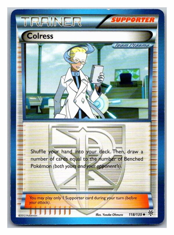 Colress 118/135 Plasma Storm (Exc Condition) (Uncommon)