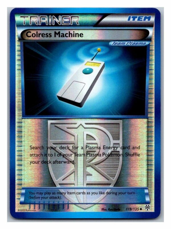 Colress Machine 119/135 Plasma Storm (Reverse Holo) (Exc Condition)