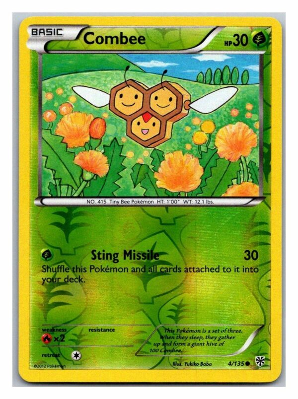 Combee 4/135 Plasma Storm (Reverse Holo) (LP Condition)