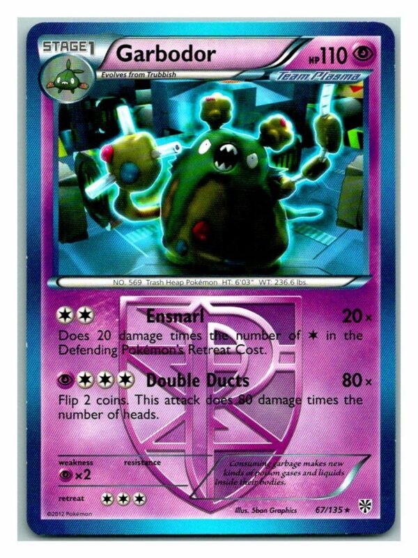 Garbodor 67/135 Plasma Storm (Rare) (LP Condition)