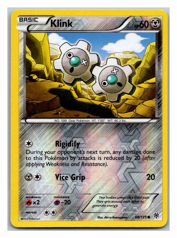 Klink 88/135 Plasma Storm (Reverse Holo) (Exc Condition)