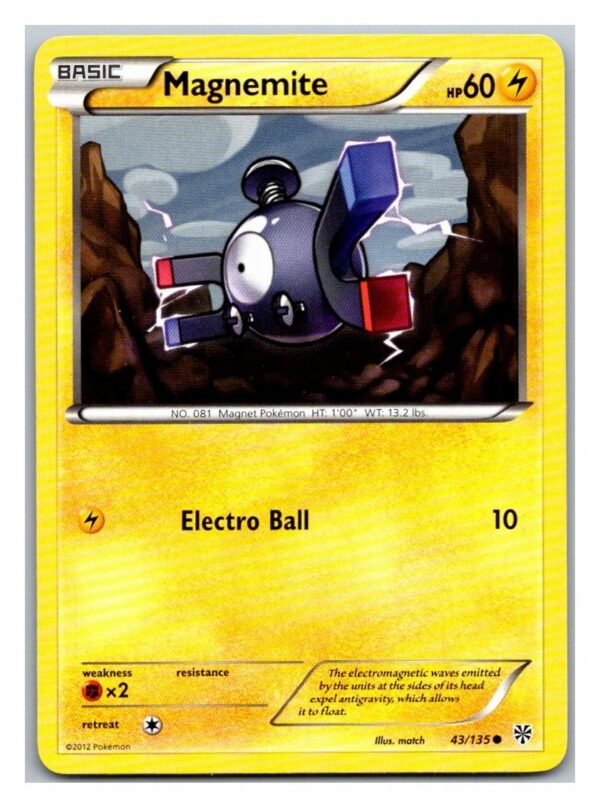 Magnemite 43/135 Plasma Storm (Common) (Exc Condition)