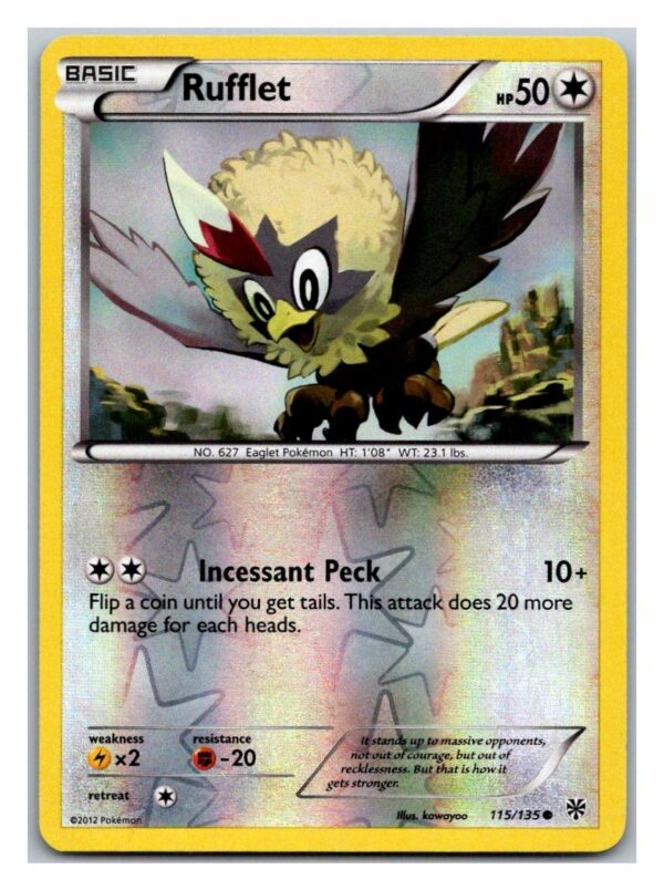 Rufflet 115/135 Plasma Storm (Common) (LP Condition)
