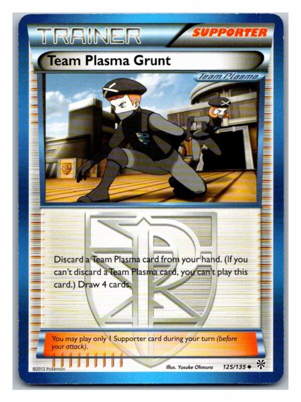 Team Plasma Grunt 125/135 Plasma Storm (Uncommon) (Exc Condition)