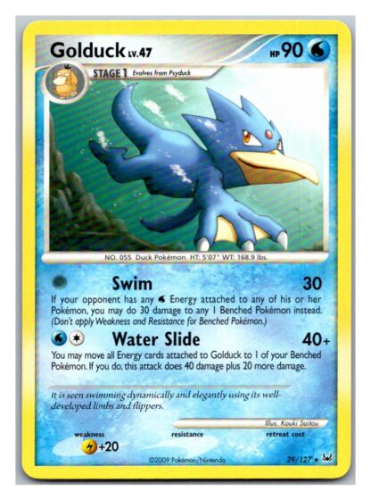 Golduck 29/127 Platinum (Rare) (LP Condition)
