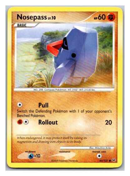 Nosepass 84/127 Platinum (Common) (P Condition)