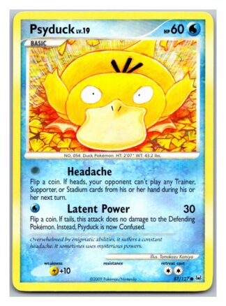 Psyduck 87/127 Platinum (Common) (Exc Condition)
