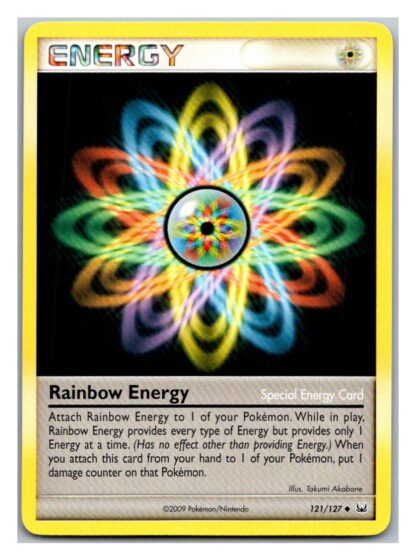 Rainbow Energy 121/127 Platinum (Uncommon) (LP Condition)