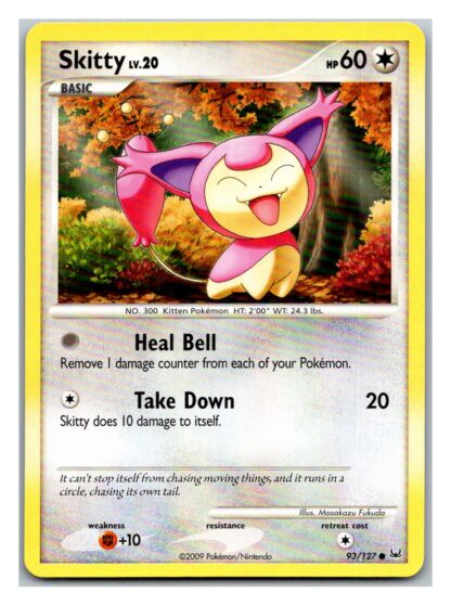 Skitty 93/127 Platinum (Common) (P Condition)