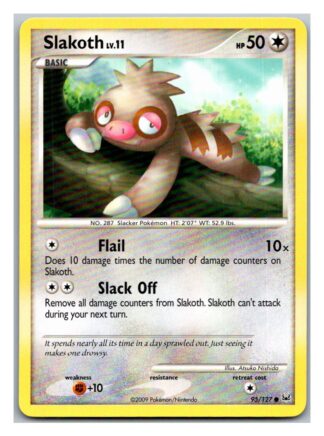Slakoth 95/127 Platinum (Common) (LP Condition)