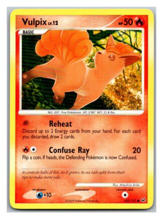 Vulpix 102/127 Platinum (Common) (P Condition)