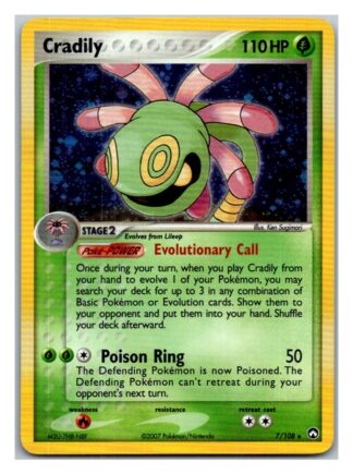 Cradily 7/108 Power Keepers (Holo) (Exc Condition)