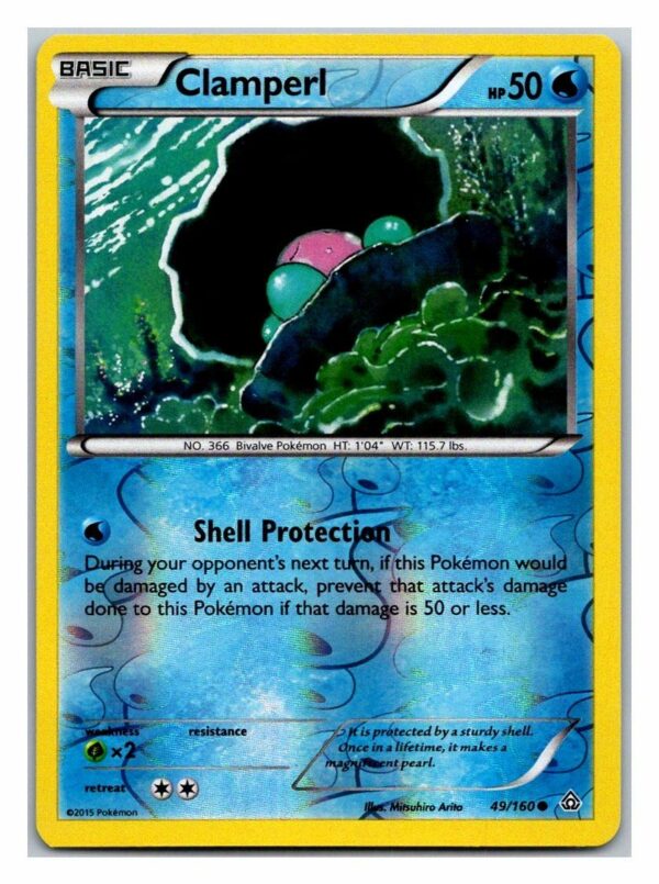 Clamperl 49/160 Primal Clash (Reverse Holo) (LP Condition)