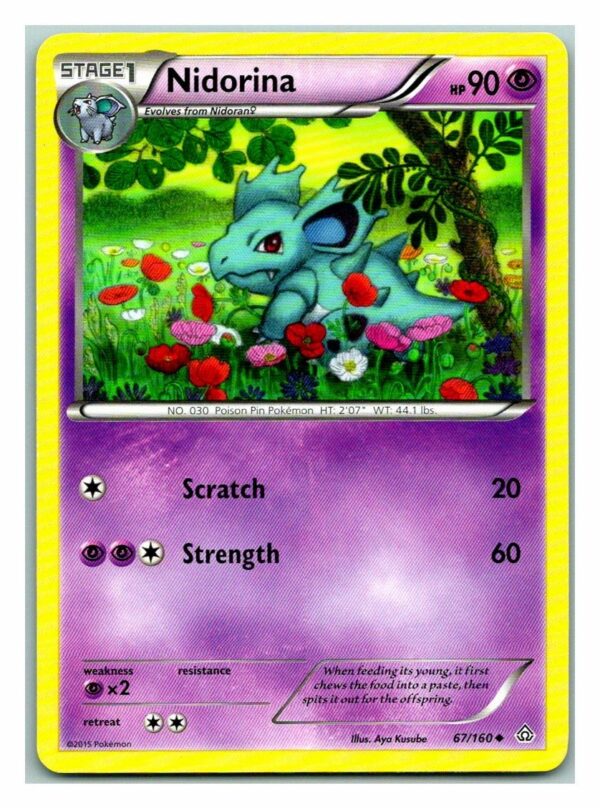 Nidorina 67/160 Primal Clash (Uncommon) (Exc Condition)