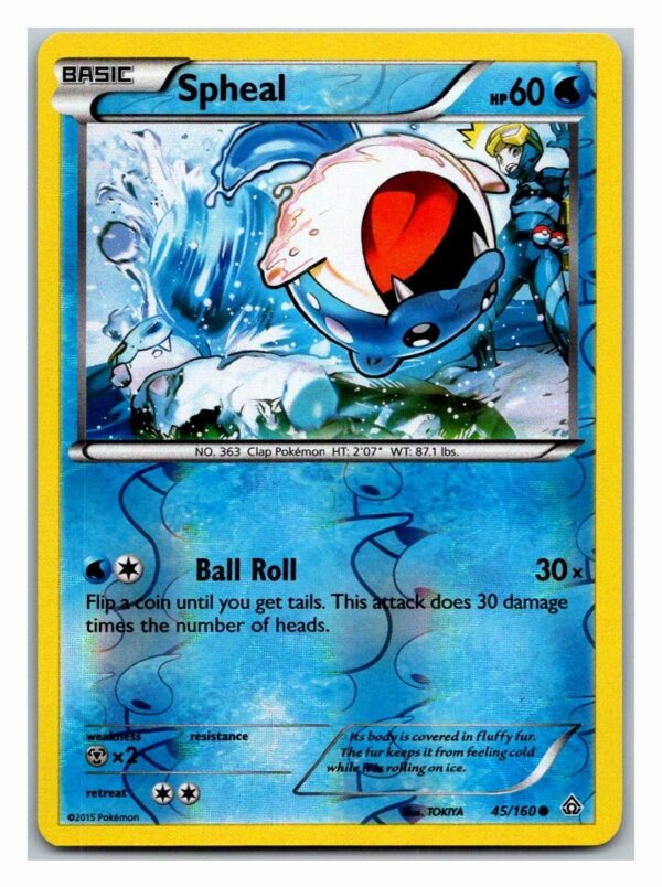 Spheal 45/160 Primal Clash (Reverse Holo) (Exc Condition)