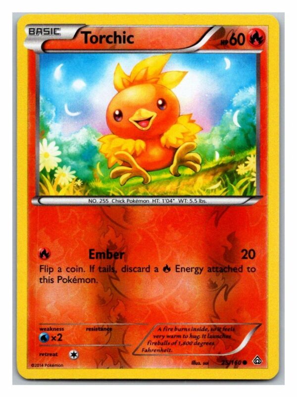 Torchic 25/160 Primal Clash (Reverse Holo) (Exc Condition)