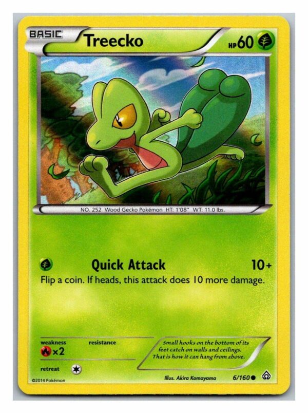 Treecko 6/160 Primal Clash (Holo Promo) (Exc Condition)