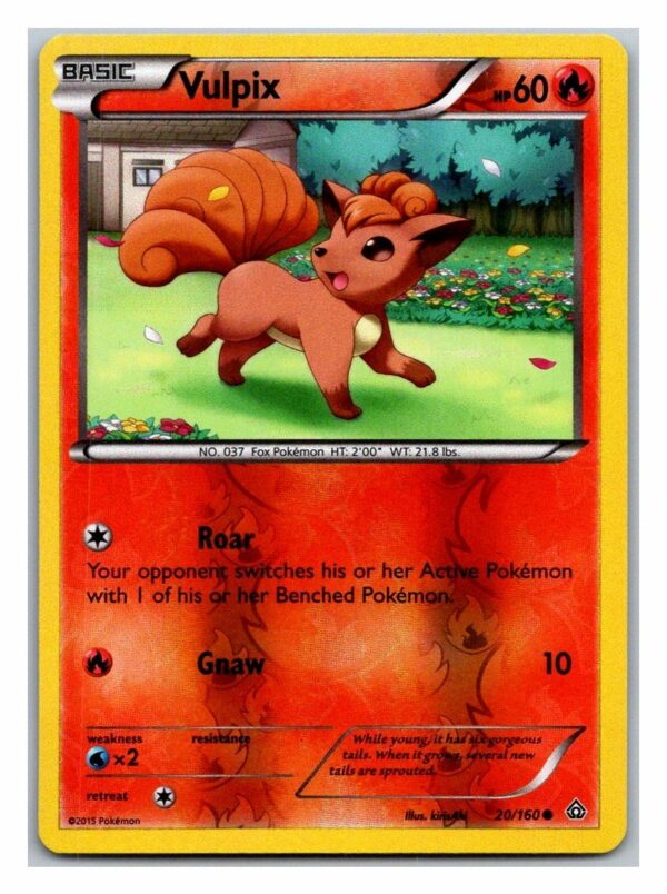 Vulpix 20/160 Primal Clash (Reverse Holo) (Exc Condition)