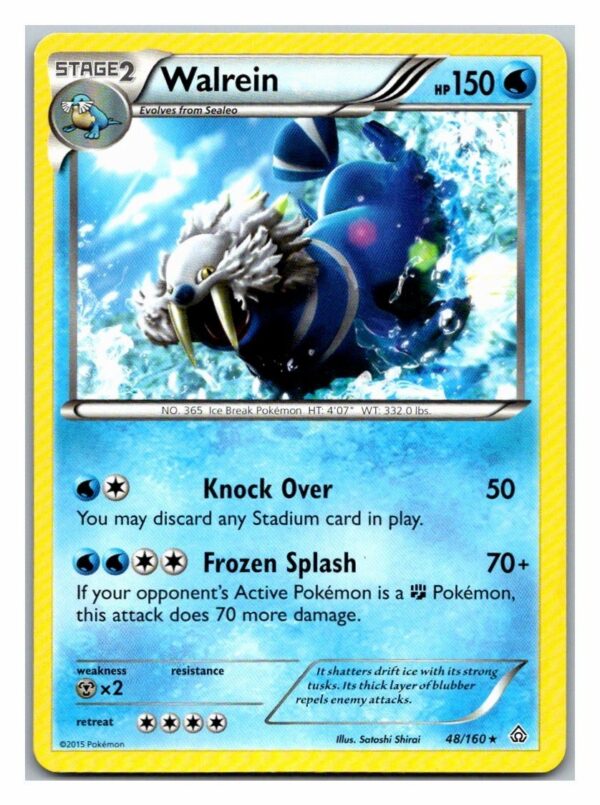 Walrein 48/160 Primal Clash (Rare) (Exc Condition)