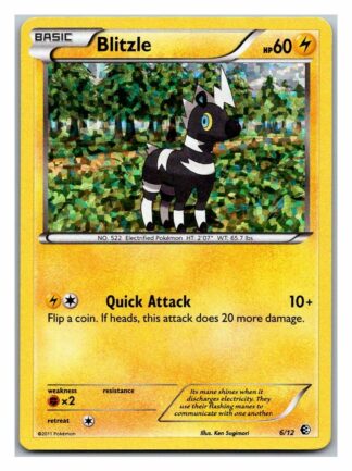 Blitzle 6/12 McDonalds Promo (Holo) (Exc Condition)