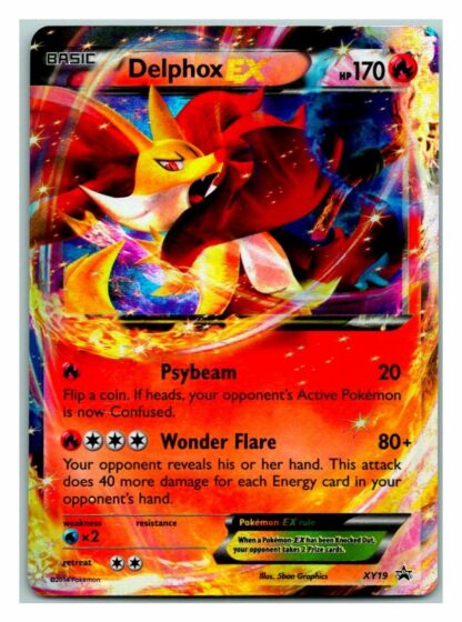 Delphox EX XY19 Promo (Ultra Rare) (Exc Condition)