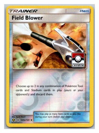 Field Blower 125a/145 Guardians Rising PROMO Pokemon League (Reverse Holo) (Exc Condition)
