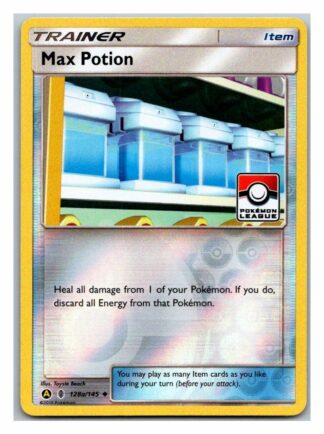 Max Potion 128a/145 Pokemon League Promo Guardians Rising (Reverse Holo) (Exc Condition)