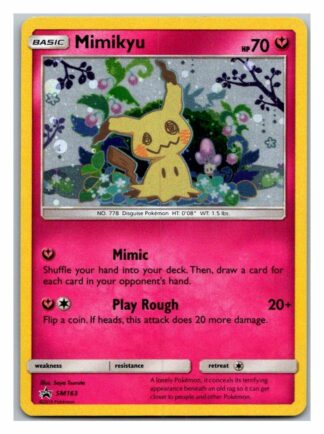 Mimikyu SM163 Promo (Holo) (Exc Condition)