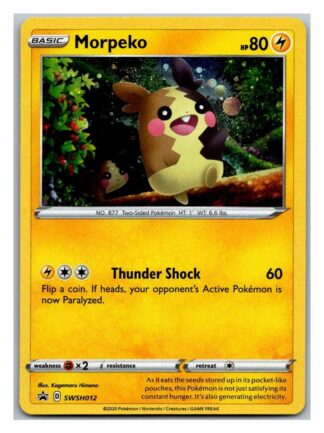 Morpeko SWSH012 Promo (Holo) (Exc Condition)