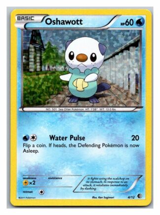 Oshawott 4/12 McDonalds PROMO (Holo) (Exc Condition)